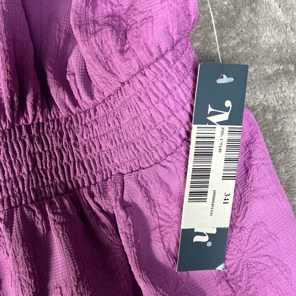 Modcloth Dress Womens 4x Pressed For Flowers Babydoll Smock Prairie Floral Mini - Picture 9 of 10